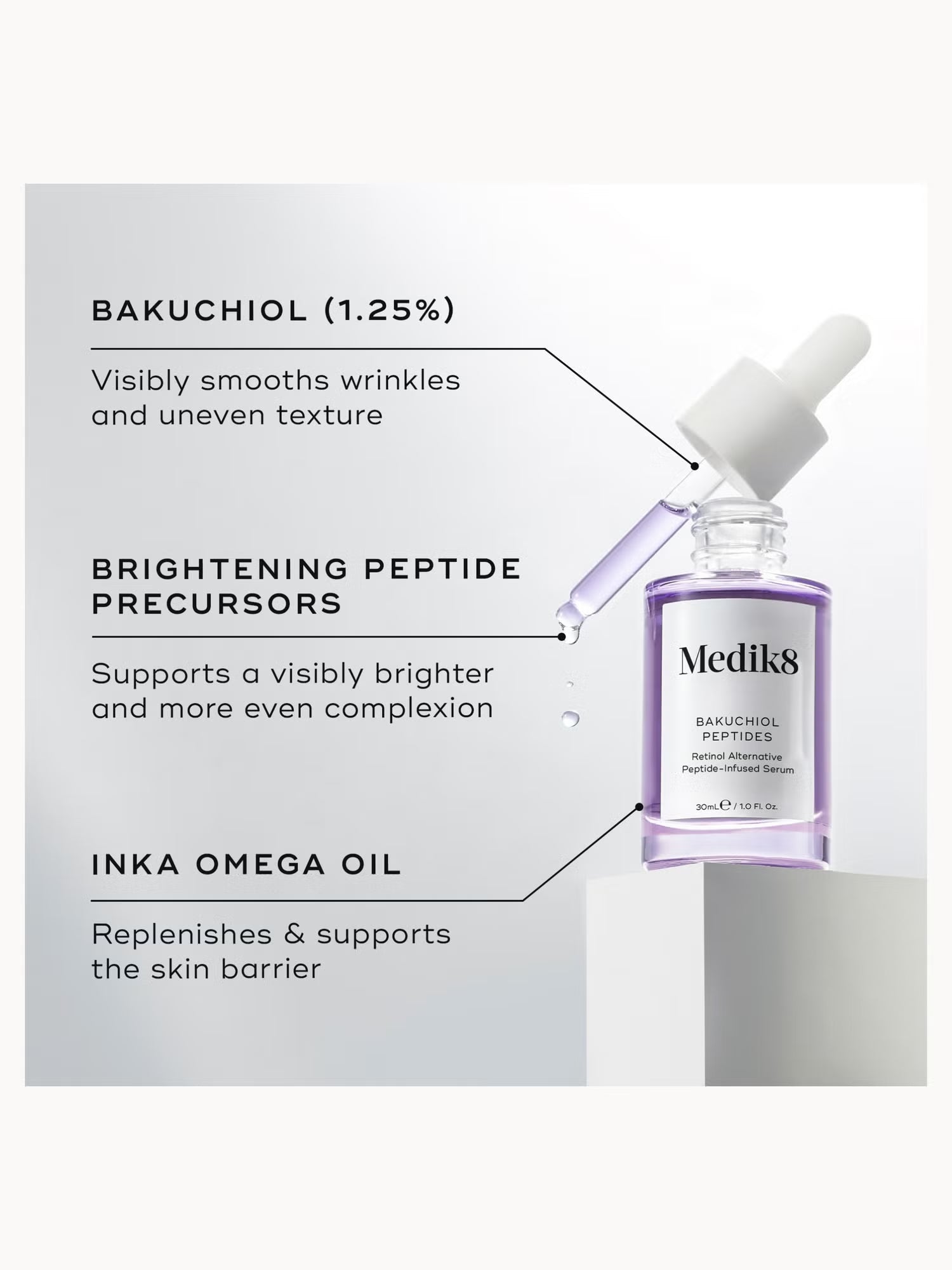 Medik8 Bakuchiol Peptides 30ml