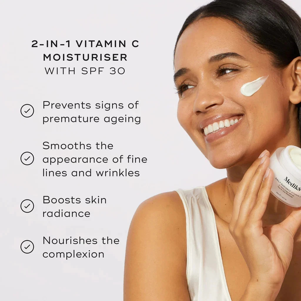 Medik8 Daily Radiance Vitamin C Tetra Cream SPF 30 50ml